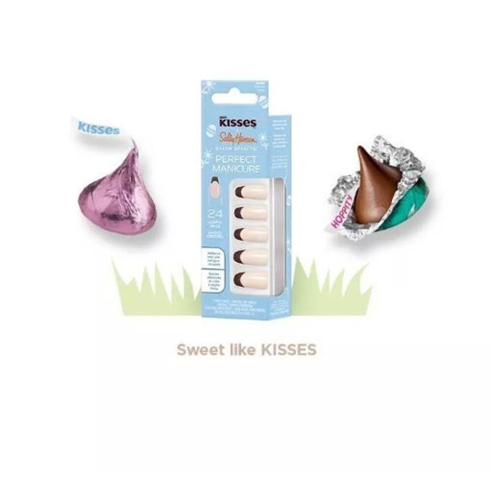 Sally Hansen x Hershey's Kisses Salon Effects Perfect Manicure Sweet Like Kisses
